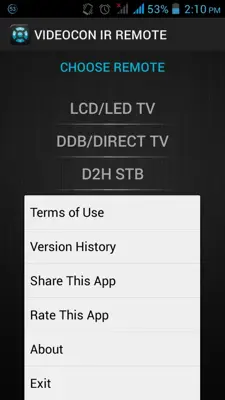 Videocon IR Remote android App screenshot 4